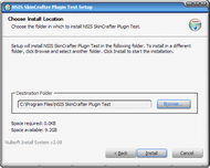 NSIS Skincrafter plugin screenshot